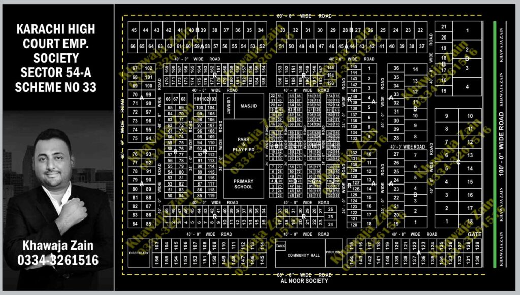 Karachi High Court Employees Society map